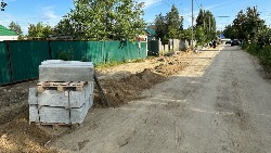 Продолжаем благоустраивать Югорск: тротуар на ул.Мичурина