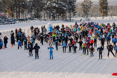 В Югорске прошла Всероссийская массовая лыжная гонка «Лыжня России-2026» 