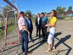 Партийцы Югорска оценили состояние спортивных площадок в городе Югорске.