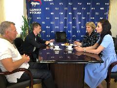 С рабочим визитом в город Югорск приезжали депутат Думы ХМАО-Югры Николай Заболотнев и депутат Тюменской областной Думы Андрей Моргун