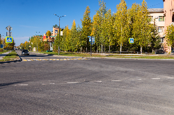 Новое дорожное полотно появилось на улице Попова Новое дорожное полотно появилось на улице Попова