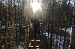 В Югорске открылся веревочный парк 