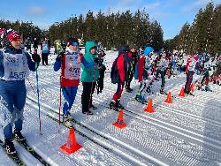 Югорчане приняли участие во Всероссийской гонке "Лыжня России"