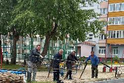 В Югорске благоустраивают дворовые территории