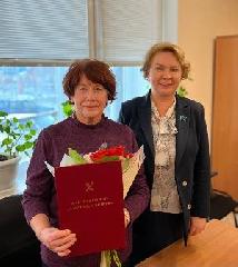 Председатель Думы города Югорска Евгения Комисаренко встретилась с активистами городского  совета ветеранов 