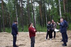 Состоялась промежуточная приемка выполненных работ по благоустройству "Парка по улице Менделеева"