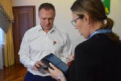 Алексей Харлов проголосовал за объекты благоустройства 