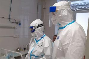 Председатель Думы Югорска Алексей Харлов посетил "красную зону"