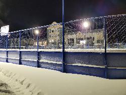 На стадионе Лицея им. Г.Ф.Атякшева подключили освещение