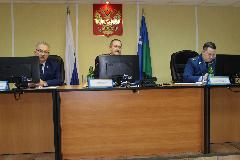Председатель Думы города Югорска Вячеслав Климин принял участие в совещании в полиции