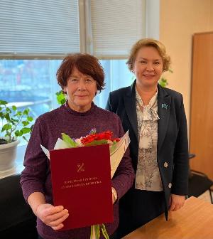 Председатель Думы города Югорска Евгения Комисаренко встретилась с активистами городского  совета ветеранов 