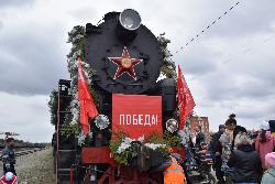 Югорск посетил ретропоезд «Эшелон Победы»