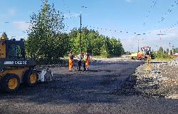 На улице Декабристов положили новый асфальт